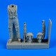 冷戦時代のソ連パイロット 救命胴衣着 [1/32 レジン製エアクラフトパーツ]