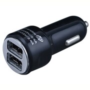 リバーシブルUSBソケット USB4.8A×2 ブラック F270