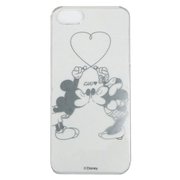 iPhone+iPSE ミッキー&ミニー KISS [iPhone SE/5s/5用ケース]