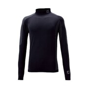 シームレス サーマルモックシャツ ブラック 2XL [FJ-F15-B01]