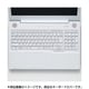 キーボード防塵カバー ノート用 富士通対応 PKB-FMVAH7