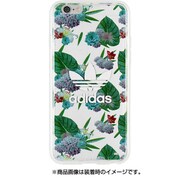 23448 [adidas Originals iPhone 6/6s clearcase Flower グリーン/パープル]