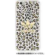 24271 [adidas Originals iPhone 6/6s clearcase Leopard ブラック/イエロー]