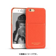 I6S06-16A727-08 [Wether by SS Pocket Bar type-Embo （Orange） for iPhone 6/6s]