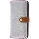 RT-P11FBC1/GR [iPhone SE/5s/5 手帳型ケース ファブリック スウェット ライトグレー]