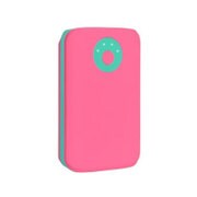 ピンク×ミントグリーン POP'n Charge モバイルバッテリー 7800mAh