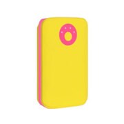 イエロー×ピンク POP'n Charge モバイルバッテリー 7800mAh