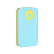 ライトブルー×イエロー POP'n Charge モバイルバッテリー 7800mAh