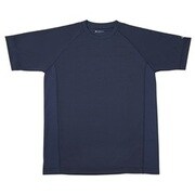 RAKUシャツ SPORTS (吸汗速乾) 半袖 [ユニセックス 4Lサイズ ネイビー]