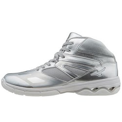 【レア】【未使用】ミズノ フィットネスシューズ ウエーブダイバースde シルバー MIZUNO（ミズノ）ウエーブダイバース LG 4 ワイド WAVE DIVERSE