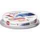 ビデオ用DVD-R 120分 1-16倍速 CPRM対応 ホワイトレーベル インクジェットプリンター対応 スピンドルタイプ 10枚 10DMR12MLPP