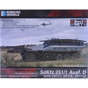 WWII ドイツ軍 Sd.kfz.251/1 D型  7/8/10 [1/56 ミリタリーシリーズ No.19]