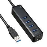 磁石付USB3.0 4ポートハブ USB-3H405BK