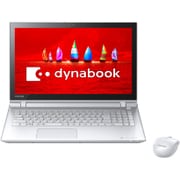 dynabook T55/V Tシリーズ/15.6型ワイドタッチパネル/Corei5/メモリ4GB/HDD1TB/ブルーレイディスクドライブ/Windows 10 Home/Office搭載/リュクスホワイト/ヨドバシオリジナル PT55VWX-BJAD