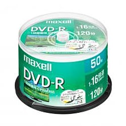 DRD120WPE.50SP [録画用DVD-R インクジェットプリンター対応 ひろびろ美白レーベル CPRM対応 120分 50枚スピンドルケース]