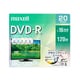 録画用DVD-R インクジェットプリンター対応 デザインプリントレーベル 120分 20枚 DRD120PME.20S