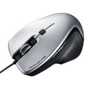 有線ブルーLEDマウス シルバー MA-S1S