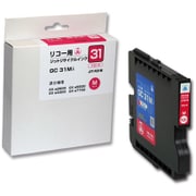 互換リサイクルインクカートリッジ リコー GXカートリッジ GC31M マゼンタ(顔料) Mサイズ対応 JIT-R31M