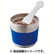 真空断熱デザートカップ＆スプーン FRAPPY（フラッピー） ブルー SE720（BL）