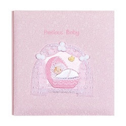 フエルアルバム 誕生用 プレシャスベビー Lサイズ ピンク ア-LB-605-P