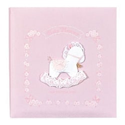 フエルアルバム 誕生用 ベビーメモリー Lサイズ ピンク ア-LB-505-P