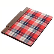 9.7インチiPad Pro Flip Note（フリップノート）ケース レッドチェック TR-FNIPD16-RC