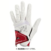 1MSGL-AWS81 [ハイパワーバンド グローブ メンズ 左手用 24cm ホワイト/レッド]