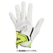 1MSGL-AWS81 [ハイパワーバンド グローブ メンズ 左手用 22cm ホワイト/イエロー]