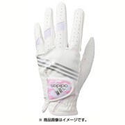 1WSGL-AWS83 [アディスターシングル グローブ レディース 左手用 M ホワイト/ピンク]