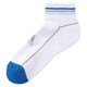 1MSSO-CCF16 [ベーシックショートソックス メンズ 25cm～27cm ホワイト×ブルー]