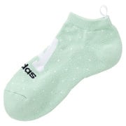 1WSSO-CCF45 [Aロゴアンクルソックス レディース 22cm～24cm ミントバースト]