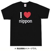 BU1152181 [Iハート nippon 天竺半袖Tシャツ Lサイズ ブラック]
