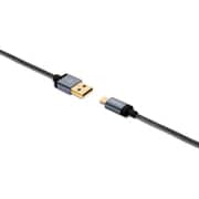 MicroUSBケーブル グレー 64705