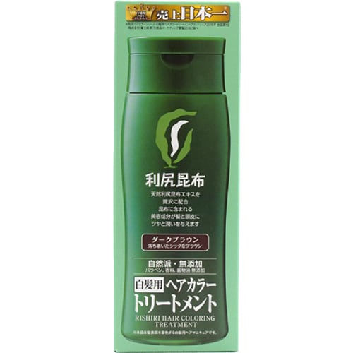利尻ヘアカラートリートメント ダークブラウン [カラートリートメント]