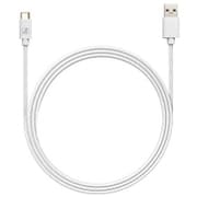 メッシュ加工 USB2.0 TypeCケーブル UCAMCM200-WHM