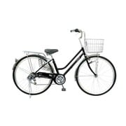 ノーパンクタイヤ自転車 DAILY-typeU 27型 外装6段変速 オートライト ブラック FP-CC276WHD-BAA