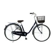 26型オートライト ノーパンク自転車 ネイビー FP-CC26U-HD-BAA