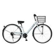 ノーパンクタイヤ自転車 FASHION-V 27型 外装6段変速 オートライト グレイ CHP-CCB276V-HD-BAA