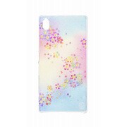 DCS-Z5SOS-A [Design Clear Case for Xperia Z5 桜模様 染織画家西形彩庵デザイン]