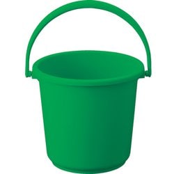 PPカラーバケツ 10L 緑 TPPB-10-GN
