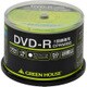 DVDメディア 1回録画用DVD-R スピンドル 50枚入り GH-DVDRCA50