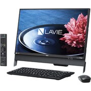 LAVIE Desk All-in-one DA570/23.8型ワイド/Core i5-6200U/HDD 3TB/4GB/ブルーレイドライブ/Windows 10 Home 64ビット/Office H&B Premium プラス Office365サービス/ブラック PC-DA570EAB