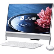 LAVIE Desk All-in-one DA350/23.8型ワイド/Celeron-3855U/HDD1TB/4GB/DVDスーパーマルチ/Windows 10 Home 64ビット/Office Personal PremiumプラスOffice365サービス/ホワイト PC-DA350EAW