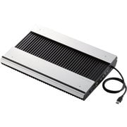 USB3.0ハブ付きノートPC用クーラー 15.4～17インチ対応 SX-CL24LBK-W