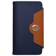 VT-69387-NV [多機種対応 ANDANTE Wallet Diary ケース Lサイズ ネイビー]
