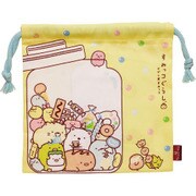 CU09101 [すみっコぐらし 巾着 だがし屋すみっコ 黄色]