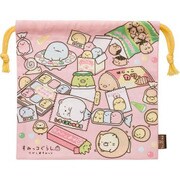 CU09201 [すみっコぐらし 巾着 だがし屋すみっコ ピンク]