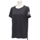 LPA79-AI0874-J/S [ワークアウト クライマチル半袖Tシャツ レディース Sサイズ チルブラックメランジ]