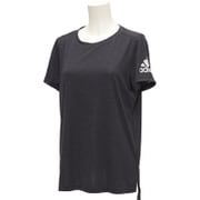 LPA79-AI0874-J/S [ワークアウト クライマチル半袖Tシャツ レディース Sサイズ チルブラックメランジ]
