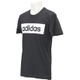 BFS42-AJ6077-J/O [ESS LIN Tシャツ Oサイズ メンズ ブラック×ホワイト]